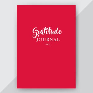 Gratitude Journal Red