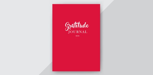 Gratitude Journal Red